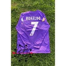 RODAK WEAR Real Madrid 2017/2018 Cristiano Ronaldo Uzun Kollu Final Cardif Forması