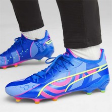 Puma Erkek Ultra Blue-Luminous Pink-Luminous Blue Puma Kıng Ultımate Energy Fg/ag Mavi Erkek Krampon