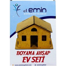 Hellove Ahşap Boyama Ev Mini Ahşap Boyama Ölçülere Dikkat