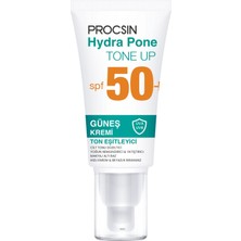 PROCSIN Hydra Pone Spf50+ Cilt Tonu Eşitleyici Makyaj Efekti Veren Cam Cilt Güneş Kremi Pa++++