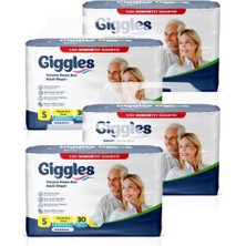 Giggles Yetişkin Bel Bantlı Hasta Bezi Small 120 Adet