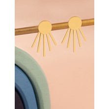 Dkmn Silver Gün Işığı 925 Ayar Gümüş Küpe