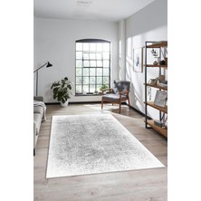 Evdeya Dijital Baskı Kaymaz Yıkanabilir Sade Düz Renk Tasarım Yolluk Mutfak Salon Halısı, Sade-43-Gri,