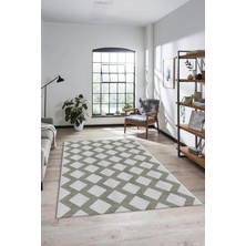 Evdeya Dijital Baskı Kaymaz Yıkanabilir Sade Motifli Yolluk Mutfak Salon Halısı Sade-40-Krem