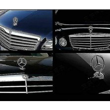 TJB W124 Için Mercedes Benz Hood Hood Logo Amblem Amblemi Için Geçerlidir (Yurt Dışından)