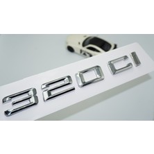 Dk Tuning 320CI Bagaj Krom Metal 3m 3D Yazı Logo Bmw Ile Uyumlu