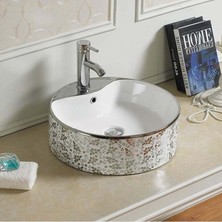 Puroser Hürrem Silver Seramik Çanak Lavabo