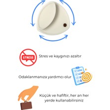 Manyetik Stres Oyuncağı Kaydırmalı Üçgen Stres Giderici Oyuncak Duyusal Oyuncak Sarı