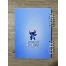 Cuppy Box Stitch Karakterli A5 Boyutunda Defter 50 Sayfa, 1 Sayfa Bonus Mat Sticker