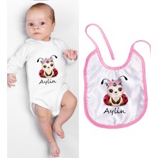 Ejoya Kişiye Özel Zıbın ve Önlük Bebek Hediye Seti 110108