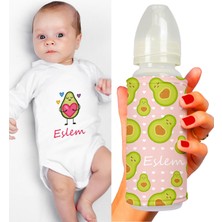 Ejoya Kişiye Özel Zıbın ve Biberon Bebek Hediye Seti 110153