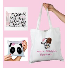 Ejoya Bebeklere Özel Çantasında Kişiye Özel Battaniye ve Yastık Bebek Hediye Seti 110051