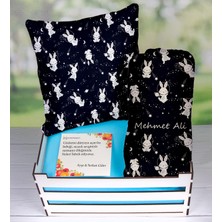 Ejoya Ahşap Sandıkta Kişiye Özel Yastık ve Battaniye Bebek Hediye Seti 109579