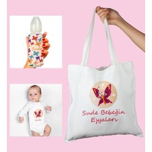 Ejoya Bebeklere Özel Çantasında Kişiye Özel Zıbın ve Biberon Bebek Hediye Seti 110015