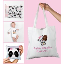 Ejoya Bebeklere Özel Çantasında Kişiye Özel Battaniye Yastık ve Zıbın Bebek Hediye Seti 109859