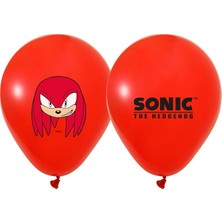 Kidspartim Sonic Temalı Baskılı Balon 10 Adet