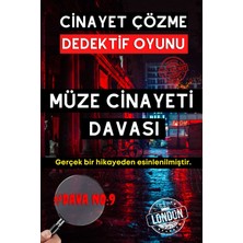 Gamebulance 9'lu Paket Cinayet Çözme - Ekonomik Paket Dedektif Oyunu - Çözülmeyen Davalar - Katil Kim Oyunu