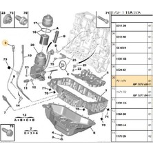 Febi Bilstein Yağ Çubuğu 407 308 3008 5008 508 C4 C5  (47303-1174G9)