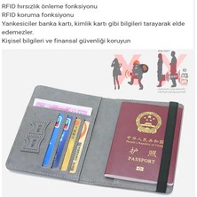 Beautylife Store Rfıd Pasaport Klipsi Seyahat Kılıfı Cüzdan Kadın Erkek Aile Tatili Seyahat Esasları Pembe (Yurt Dışından)