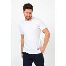 Odelon Erkek Slim Fit Dar Kesim Bisiklet Yaka 5'li Basic Tişört Paketi Çok Renkli