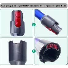 Sumsool Dyson V11 V10 V8 V7 Çubuk Elektrikli Süpürgeler Için Hızlı Çıkarılan Değnek, D (Yurt Dışından)
