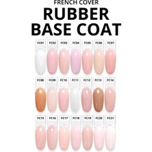 Momo Professional French Cover Rubber Base Coat Fc13, Işıltılı Nude 10 Ml