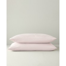 English Home Pure Pamuklu 2'li Yastık Kılıfı 50X70 cm Toz Pembe