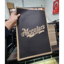 Meguiars -35X50CM 130GR Meguıars Logo Baskılı Oto Paspas 100 Adet -