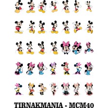 Tırnakmania Üç Boyutlu Yapışkanlı Sticker Mcm-40