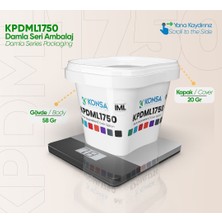 Konsa 1750 Litre Damla Serisi Sızdırmaz Kapaklı Kova Hobi - Boya - Gıda Kovası