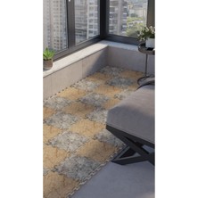 Mermer Deseli Büyük Küçük Balkon Halısı THB21