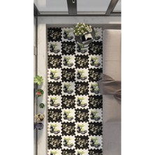 Tokyo Halı Yıkanabilir Dekoratif Yumuşak Cam Balkon Halısı Thb2