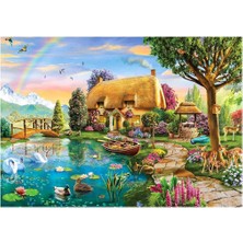 KS Games Nessiworld Ks Lakeside Cottage 2000 Parça Puzzle