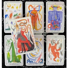 Bifeng Shop Altı Tarzı Ingilizce Sürüm Tarot Tarot Kartları Pdf Kılavuzlu Yeni Başlayanlar Için Astroloji Altın Kehanet Aracı (Yurt Dışından)