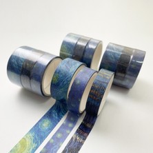 Bifeng Shop Yıldız Stili Kawaii Temel Washi Bant Seti Dergi Günlüğü Scrapbooking Dekoratif Sevimli Maskeleme Bandı Japon Okul Kırtasiye Papeleria Et (Yurt Dışından)