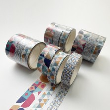 Bifeng Shop Yıldız Stili Kawaii Temel Washi Bant Seti Dergi Günlüğü Scrapbooking Dekoratif Sevimli Maskeleme Bandı Japon Okul Kırtasiye Papeleria Et (Yurt Dışından)
