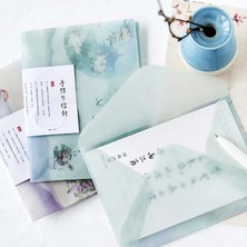 Bifeng Shop No.3 Tarzı Planlayıcı Organizatör Düğün Mektubu Davetiye Için Lot Sülfürik Asit Kağıt Zarf Saydam Zarf (Yurt Dışından)