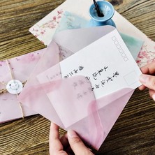 Bifeng Shop No.3 Tarzı Planlayıcı Organizatör Düğün Mektubu Davetiye Için Lot Sülfürik Asit Kağıt Zarf Saydam Zarf (Yurt Dışından)