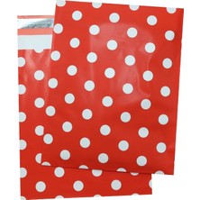 Bifeng Shop Kırmızı Polka Tarzı '' cm Baskılı Poly Mailer Kendinden Mühürlü Ambalaj Zarfları Kurye Saklama Poşetleri Posta Poşetleri Ambalaj Poşetleri (Yurt Dışından)