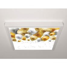 Gök Panel 60X60 LED Panel Aydınlatma Armatür Avize Sıva Üstü Desenli Tekli 46511203SU