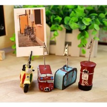 Bifeng Shop B Tarzı Yaratıcı Kawaii Vintage Reçine Mesaj Fotoğraf Kağıt Klip Not Not Tutucu Masa Dekorasyon Aksesuarları Ofis Kırtasiye (Yurt Dışından)