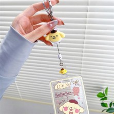 Bifeng Shop B-Çilek Stili Çocuklar Için Kawaii Kart Tutucu Fotocard Tutucu Kredi Kimlik Banka Kartı Fotoğraf Ekran Tutucu Otobüs Kartı Koruyucu Kılıf Kolye Anahtarlık (Yurt Dışından)