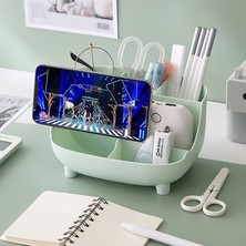 Bifeng Shop Turuncu Tarzı Kawaii Masaüstü Kalemlik Büyük Kapasiteli Sevimli Kırtasiye Malzemesi Saklama Kutusu Yaratıcı Karikatür Kalemlik Ins Masa Düzenleyici Kızlar Için (Yurt Dışından)