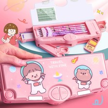 Bifeng Shop Kumral Stili Kalem Kutusu Kılıfları Çok Fonksiyonlu Sevimli Kutu Kalem Kutusu Kızlar Için Trousse Kawaii Unicorn Kore Kırtasiye Estuche Okul Malzemeleri (Yurt Dışından)