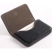 Bifeng Shop Mavi Stil Ezone 1pc Kartvizitlik Pu Deri Yüksek Li Kart Çantası High-End Gül Kırmızıapricotcof 9 Renk Manyetik Düğme Tasarımı (Yurt Dışından)