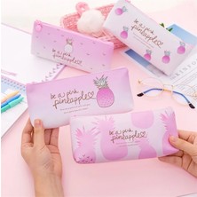 Bifeng Shop NO.295 Tarzı Yeni Tuval Meyve Ananas Kalem Kutusu Kız Kırtasiye Kawaii Kalem Çantası Okul Ofis Malzemeleri Öğrenciler Hediyeler (Yurt Dışından)