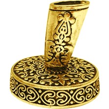 Bifeng Shop D Tarzı Vintage Tüy Kalem Standı Metal Avrupa Tarzı Yuvarlak Kalemlik Dolma Kalem Organizatör Aksesuarları Paslanmaz Çelik Öğretmen Hediyeler (Yurt Dışından)