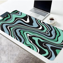 Bifeng Shop No.1 Stili Yeşil Strata Sıvı Oyun Mouse Pad Büyük Mouse Pad Oyuncu Fare Mat Bilgisayar Mousepad Kauçuk Mause Pad Klavye Masası Oyun Paspasları (Yurt Dışından)
