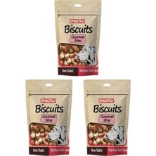 Snacky Gourmet Bites Köpek Ödül Bisküvisi 200 gr x 3 Adet
