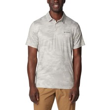 Columbia Men's Tech Trail™ Novelty Polo Tişört Erkek Ekru AE2215-278